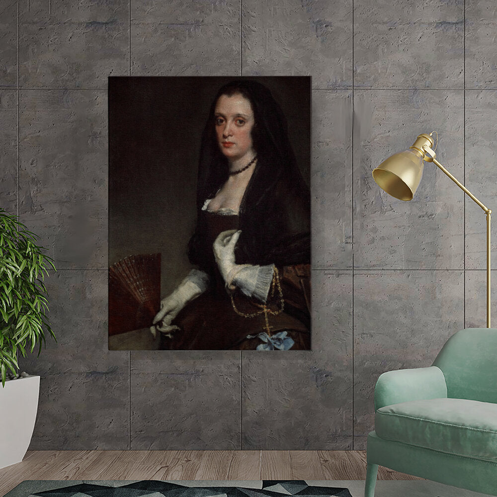 Portrait Of A Woman With A Fan