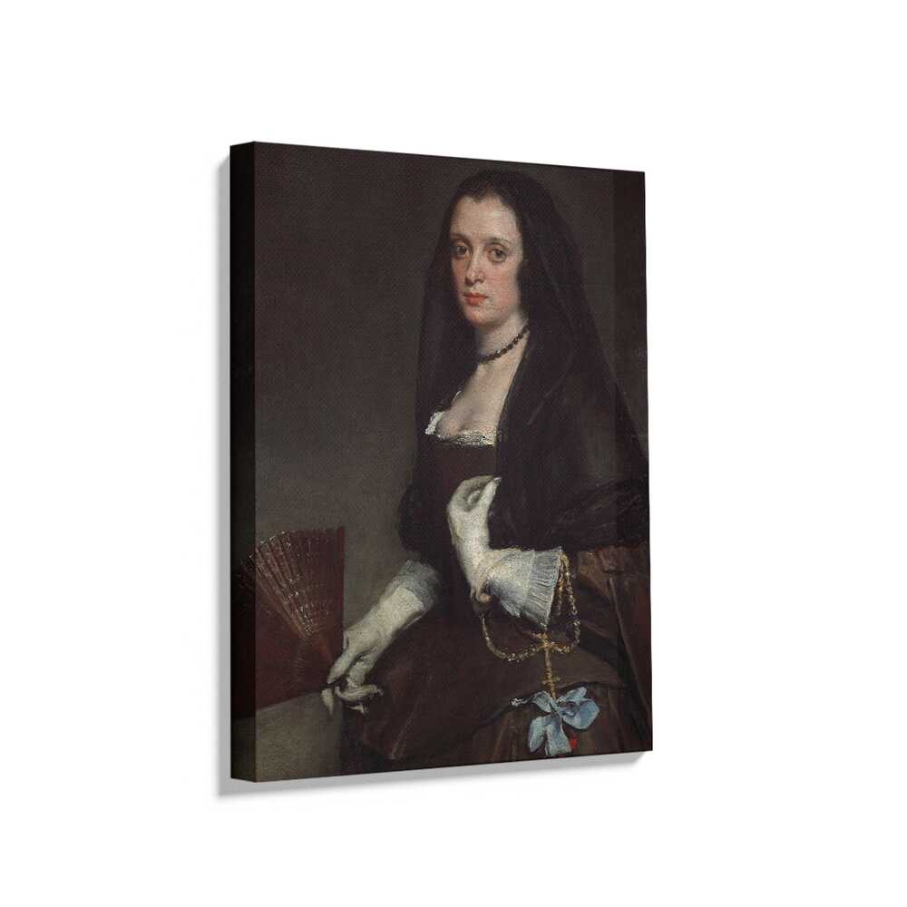 Picasoul - Picasoul Curated - Portrait Of A Woman With A Fan - Wall Decor