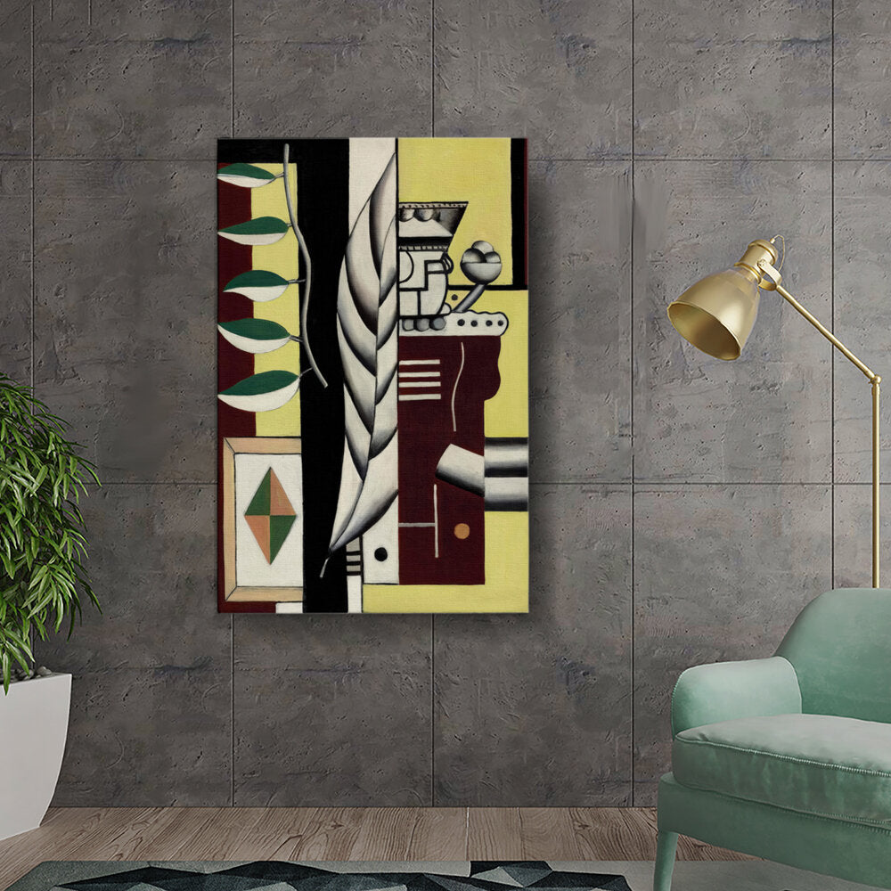 Abstract Composition With Leaves