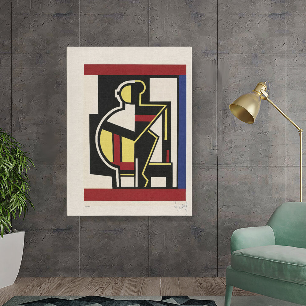 Abstract Figure In Color Blocks