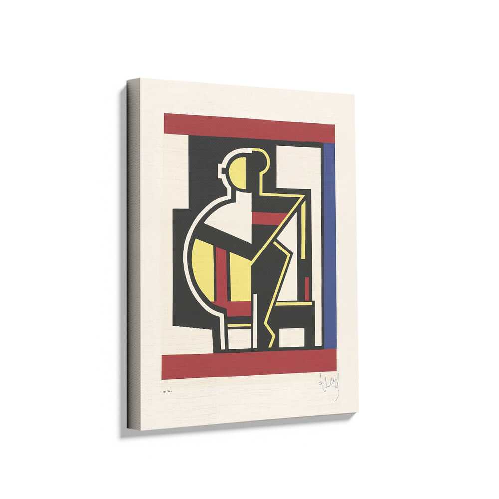 Picasoul - Picasoul Curated - Abstract Figure In Color Blocks - Wall Decor