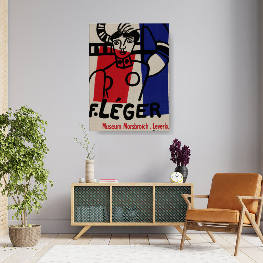 F. L??ger Exhibition Poster