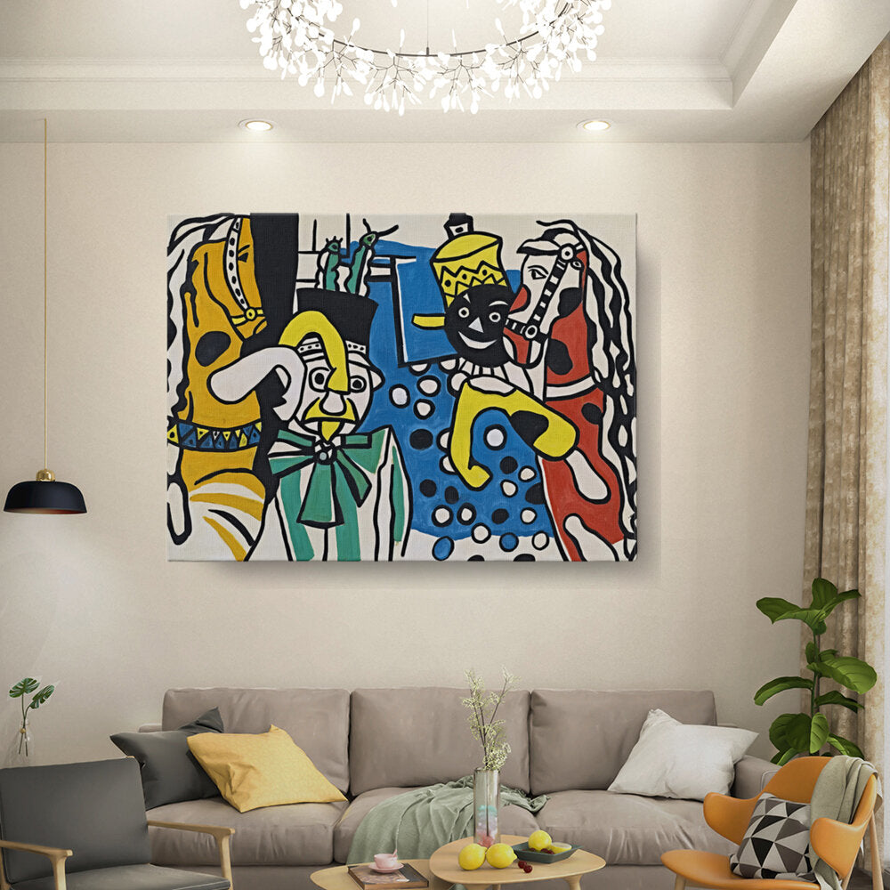 Colorful Faces