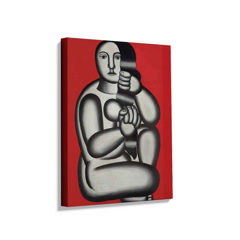 Picasoul - Picasoul Curated - Contemplation In Red - Wall Decor