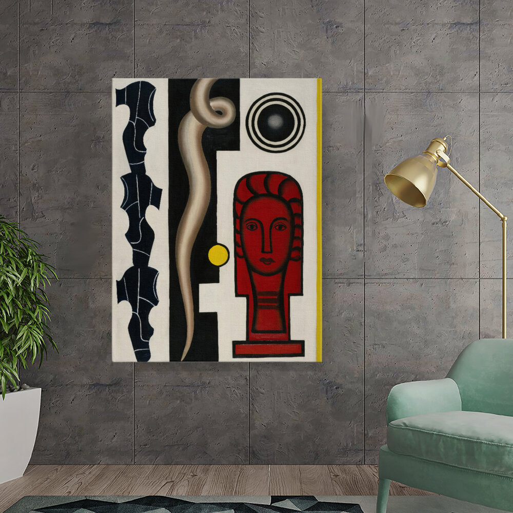 Abstract Woman In Profile