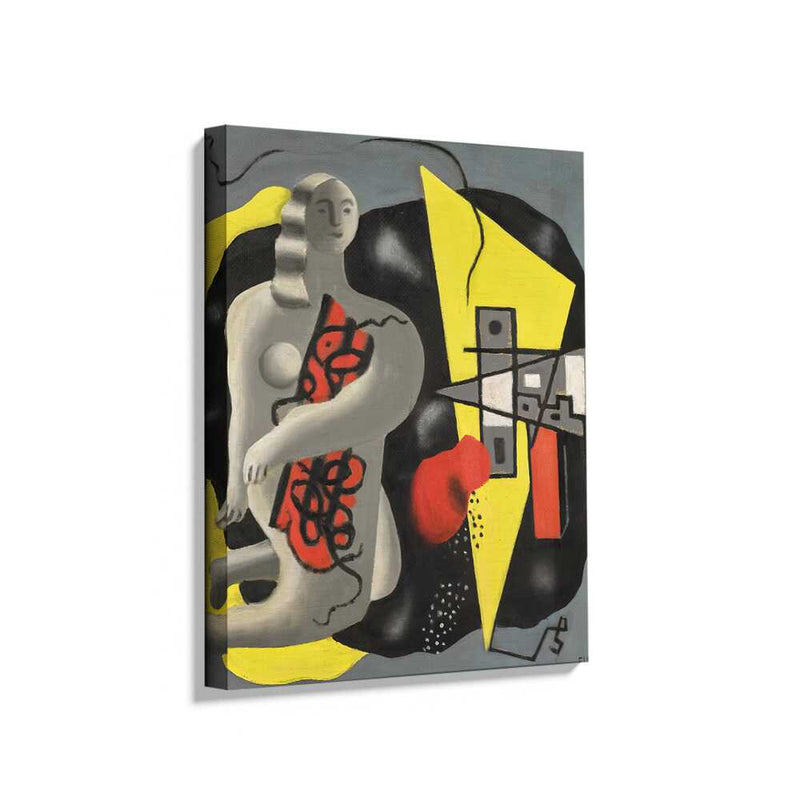 Picasoul - Picasoul Curated - Abstract Figure With Shapes - Wall Decor