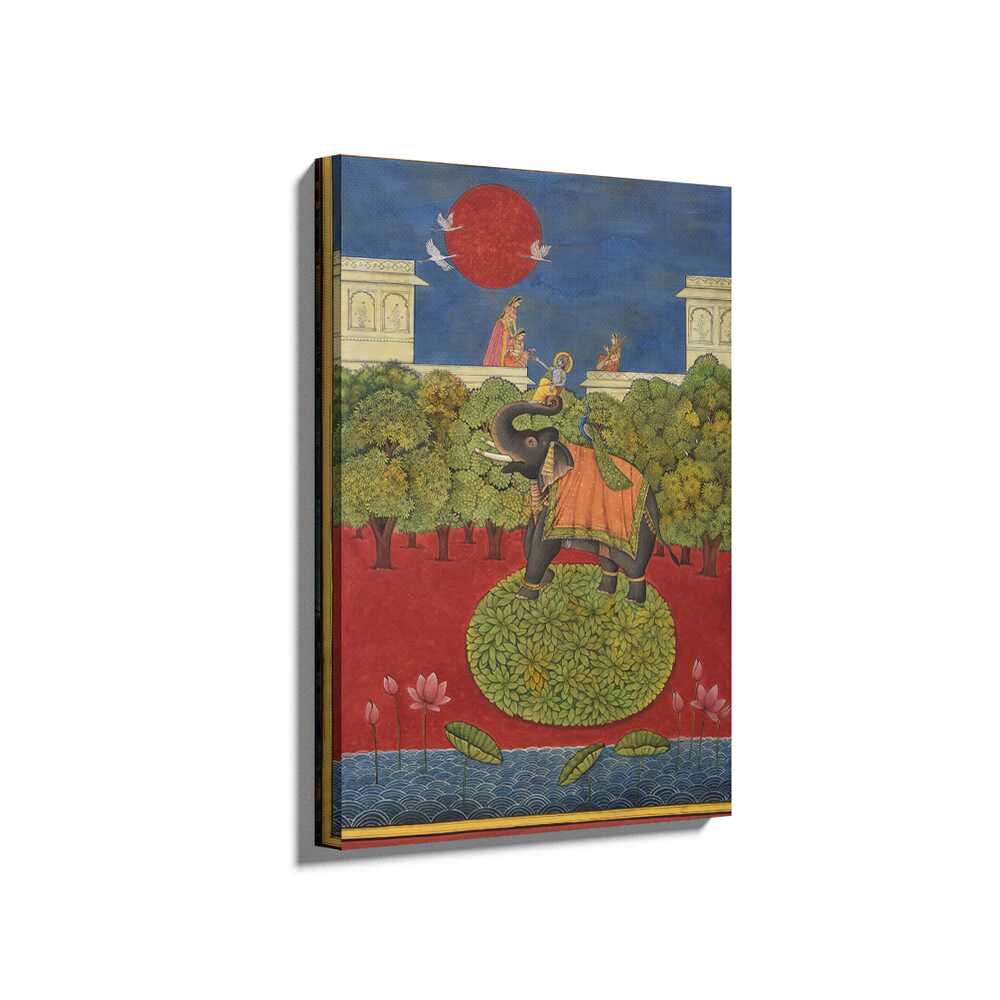 Picasoul - Picasoul Curated - Krishna On Elephant - Wall Decor