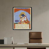 Artist2 - Art - Krishna And Radha - WALL MOUNT FRAME