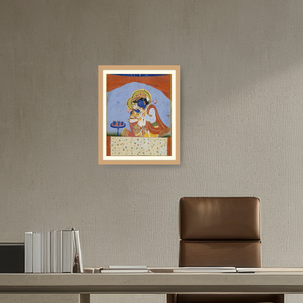 Krishna And Radha - WALL MOUNT FRAME