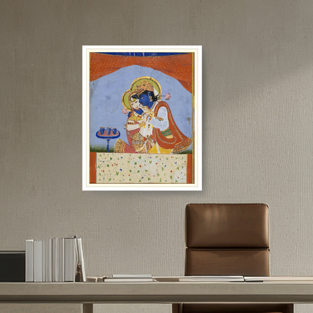 Krishna And Radha - WALL MOUNT FRAME