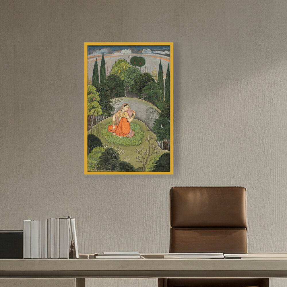 Utka Nayika - Framed Canvas