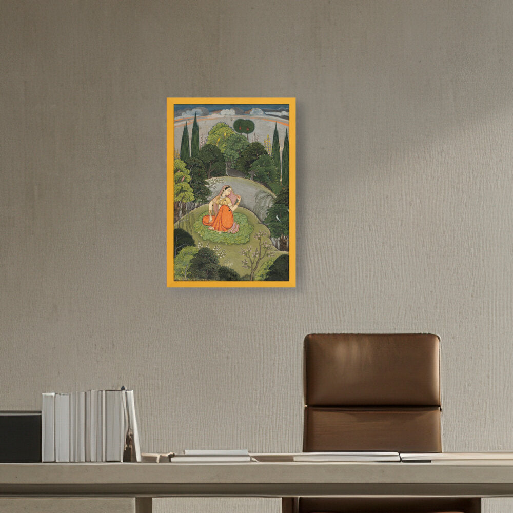 Utka Nayika - Framed Canvas