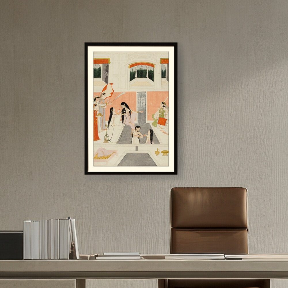 A Lady At Her Toilette - WALL MOUNT FRAME