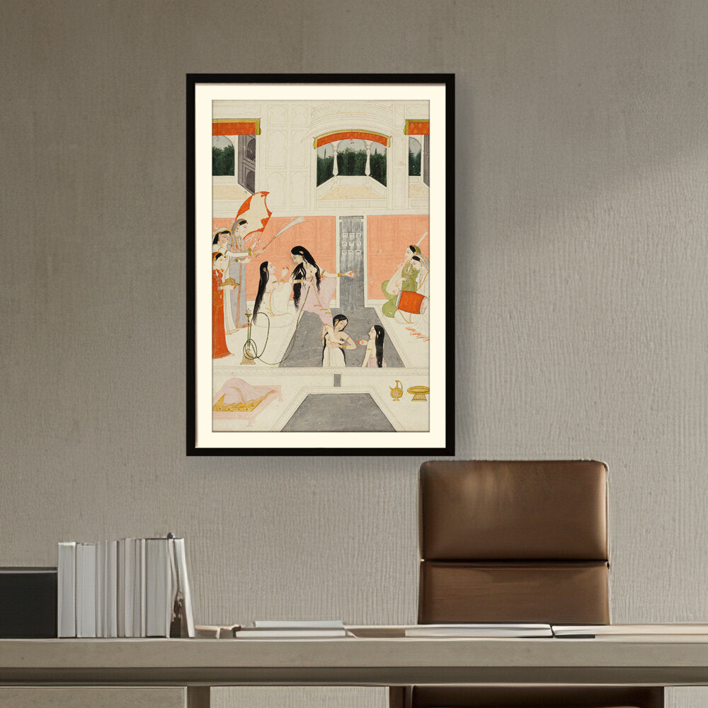 A Lady At Her Toilette - WALL MOUNT FRAME