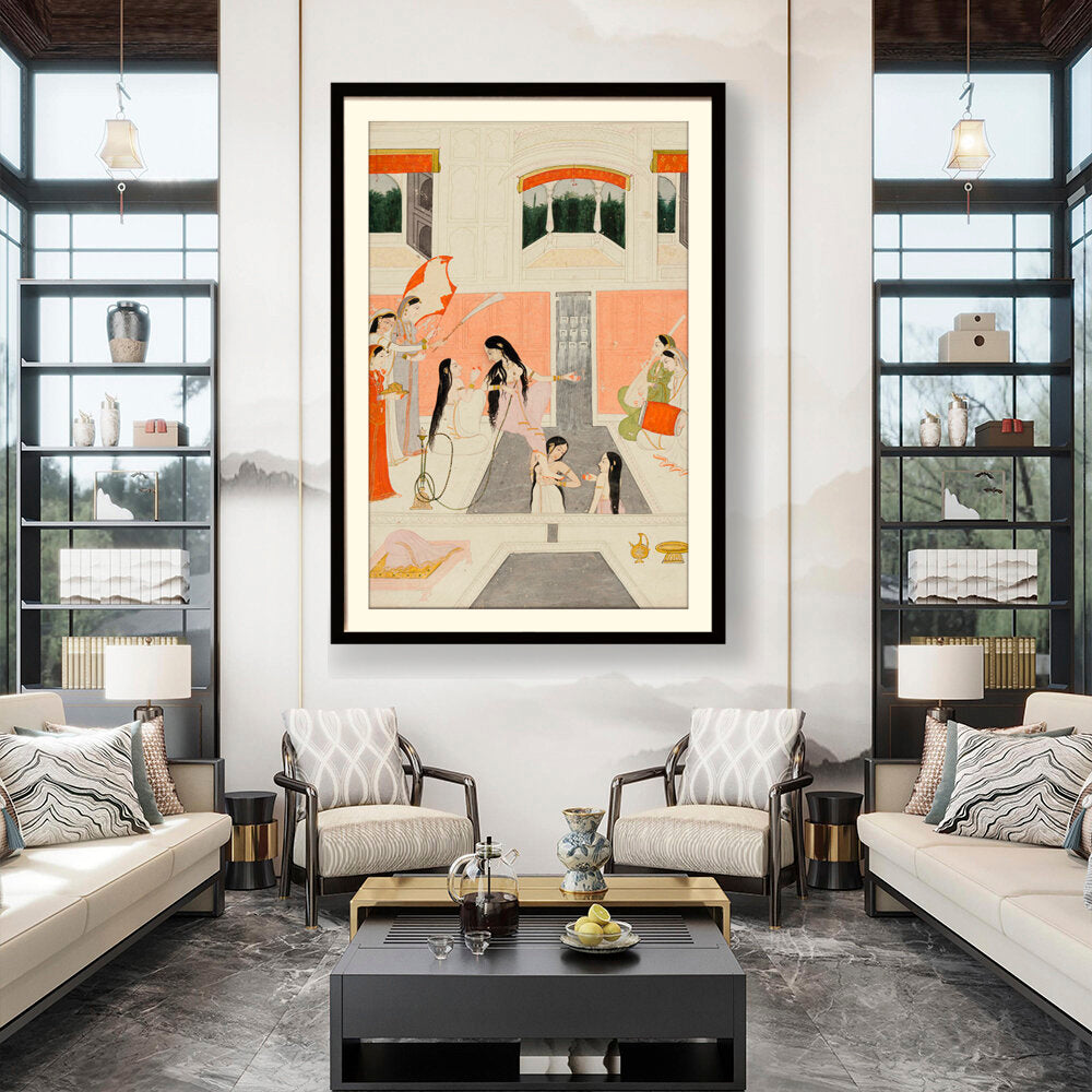 A Lady At Her Toilette - WALL MOUNT FRAME