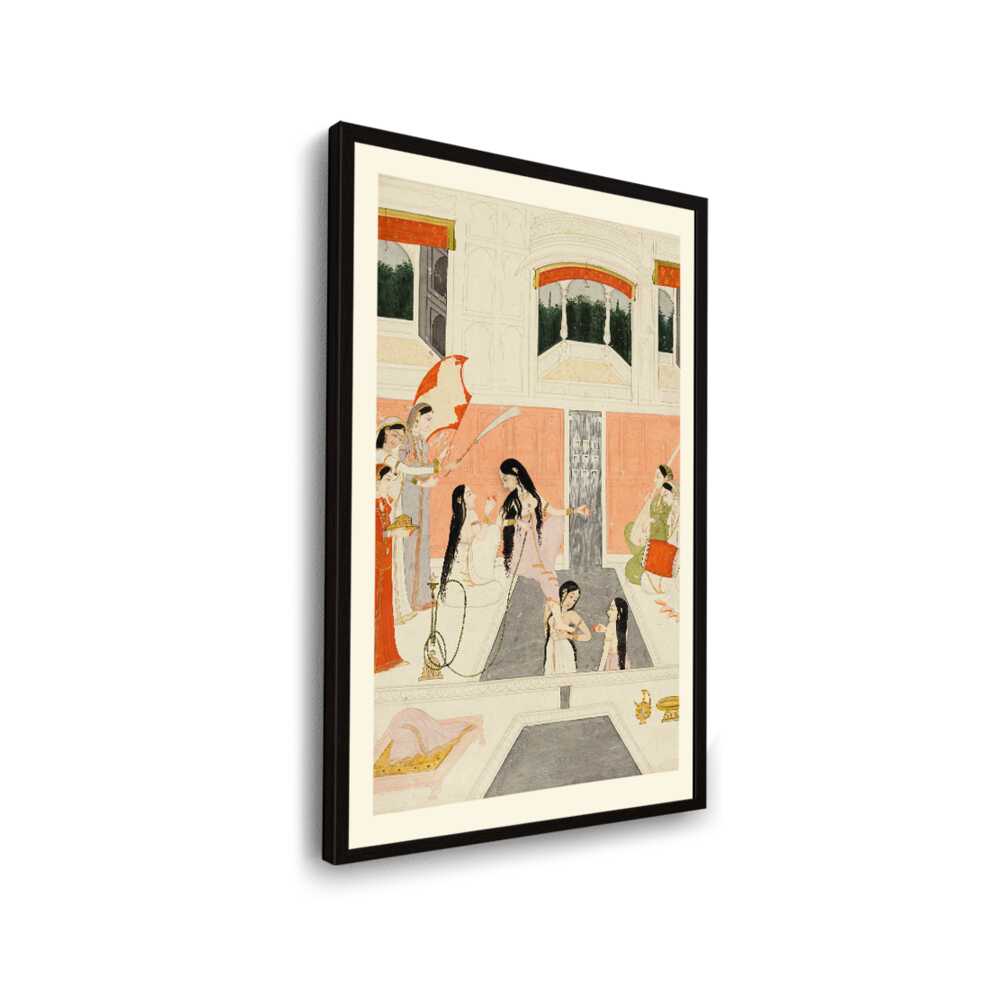 A Lady At Her Toilette - WALL MOUNT FRAME