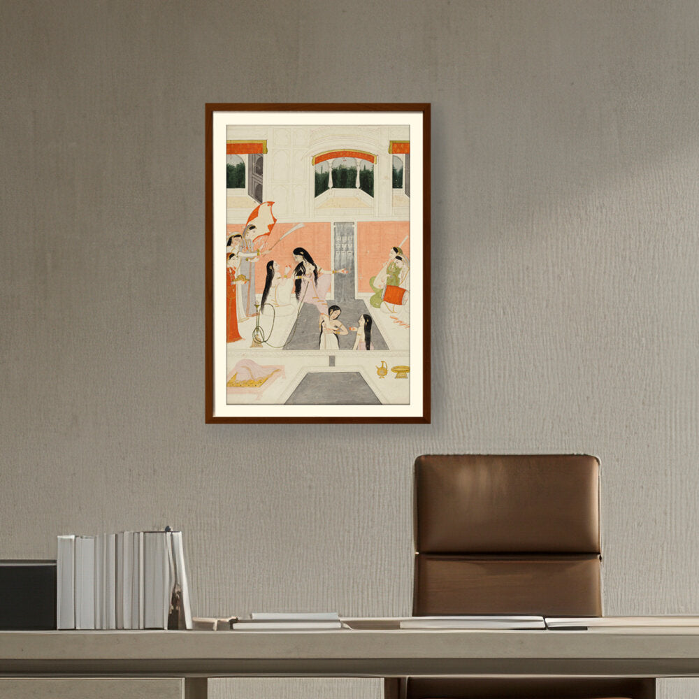 A Lady At Her Toilette - WALL MOUNT FRAME
