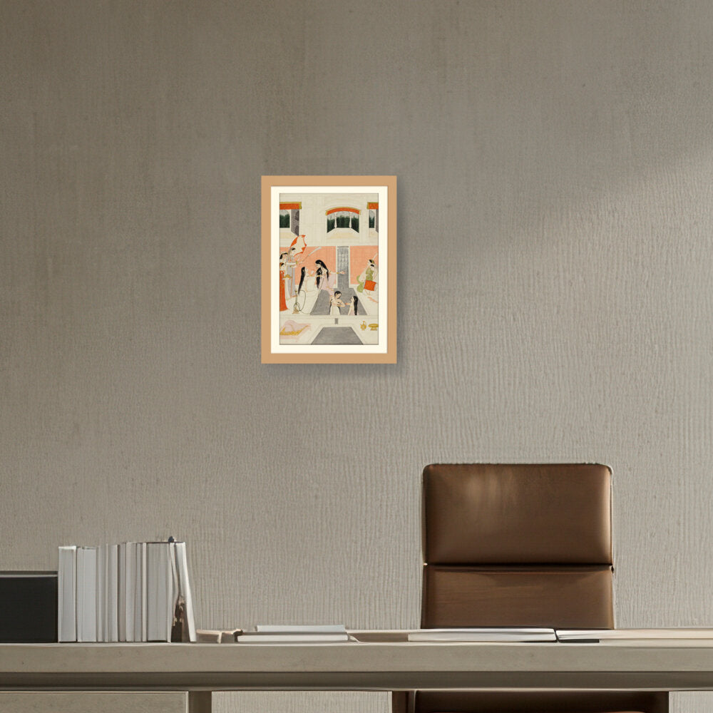 A Lady At Her Toilette - WALL MOUNT FRAME