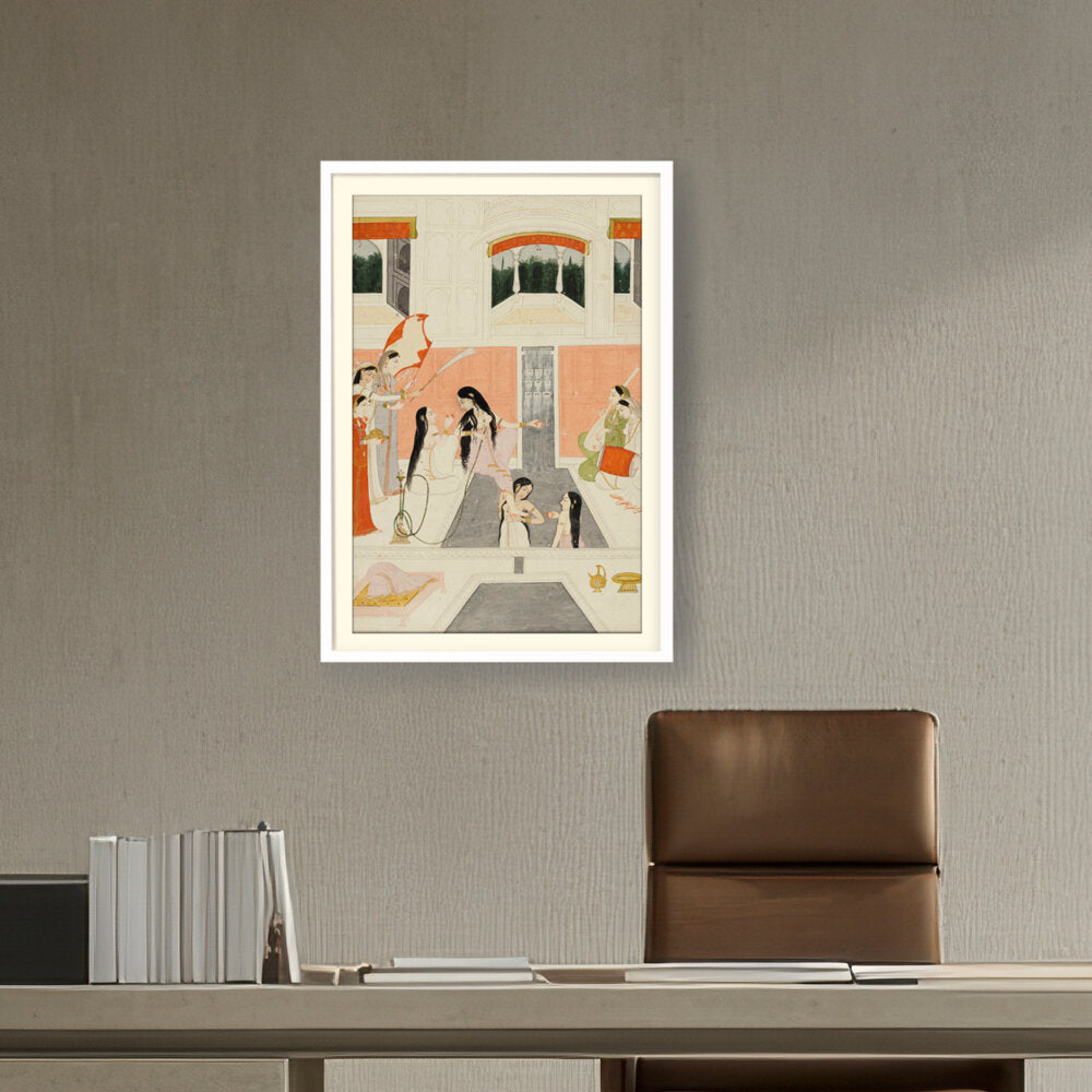 A Lady At Her Toilette - WALL MOUNT FRAME