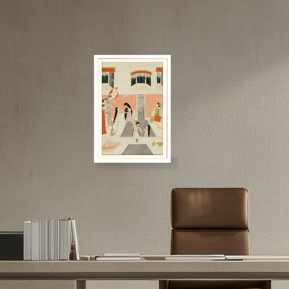A Lady At Her Toilette - WALL MOUNT FRAME
