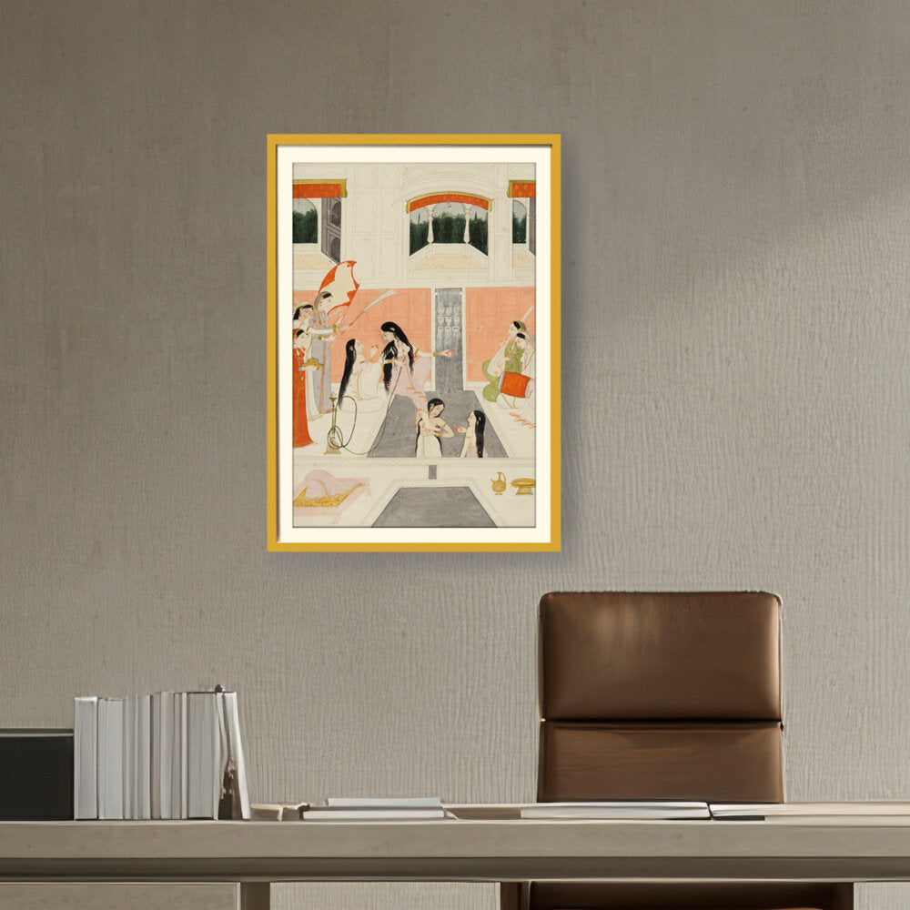 A Lady At Her Toilette - WALL MOUNT FRAME