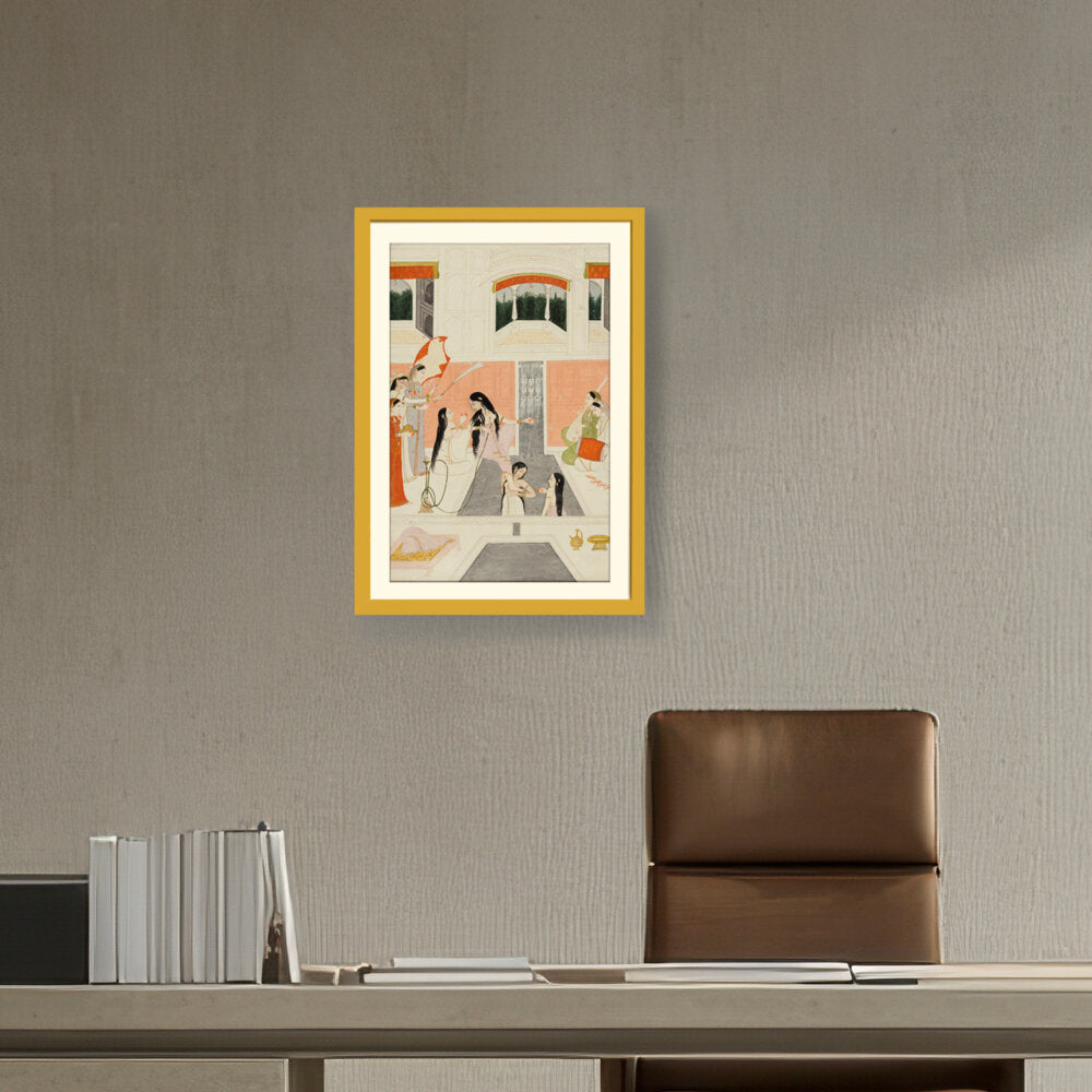 A Lady At Her Toilette - WALL MOUNT FRAME