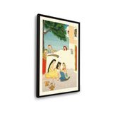 Toilette Of Radha - WALL MOUNT FRAME