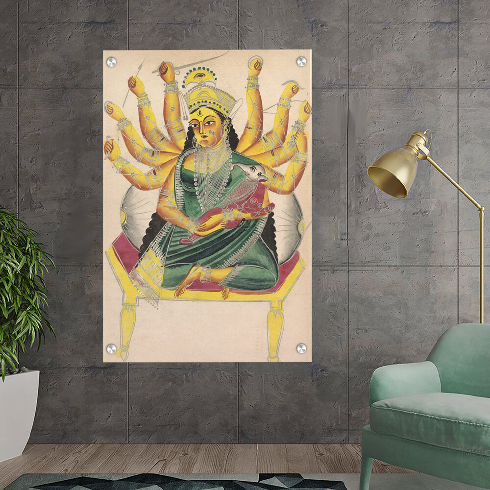 Artist2 - Art - Janani (Mother Of Ganesh) - Acrylic Wall Photo