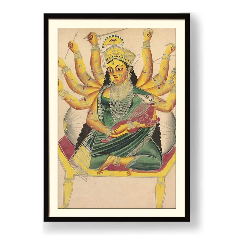 Janani (Mother Of Ganesh) - WALL MOUNT FRAME