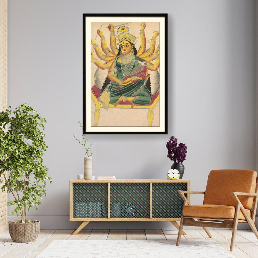 Janani (Mother Of Ganesh) - WALL MOUNT FRAME