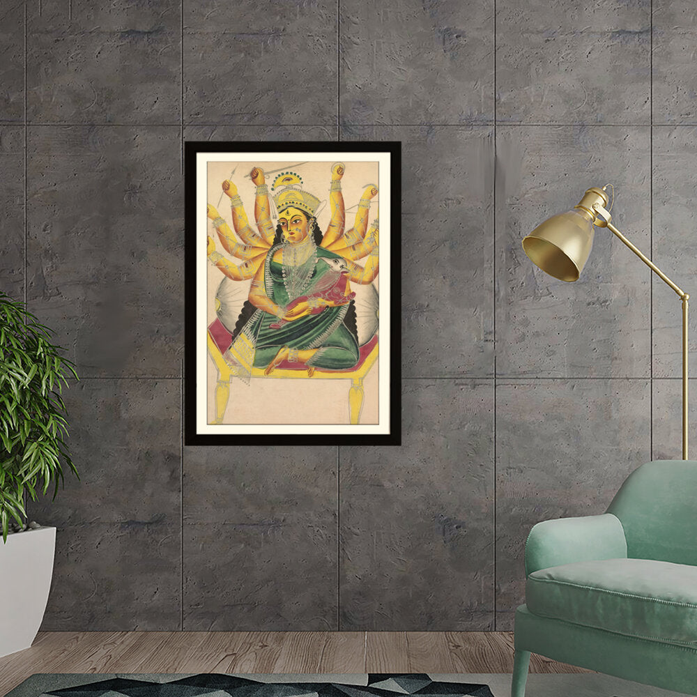 Janani (Mother Of Ganesh) - WALL MOUNT FRAME