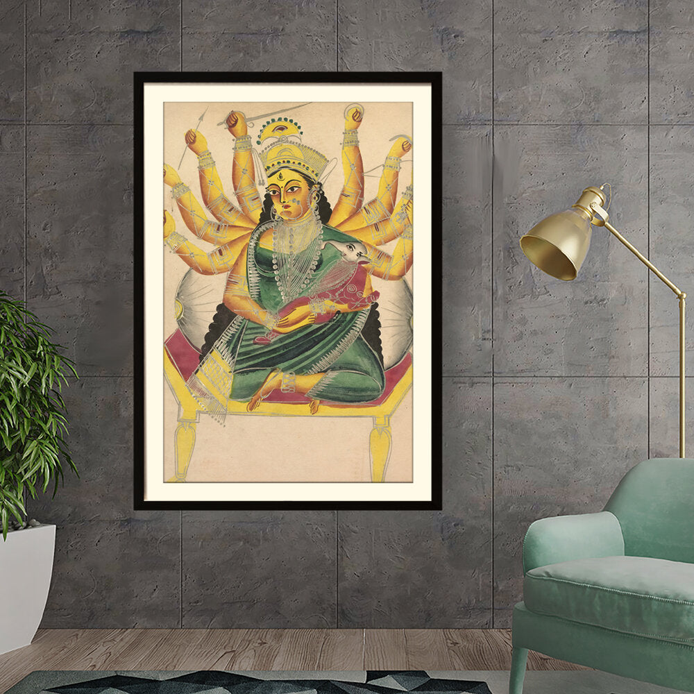 Artist2 - Art - Janani (Mother Of Ganesh) - WALL MOUNT FRAME