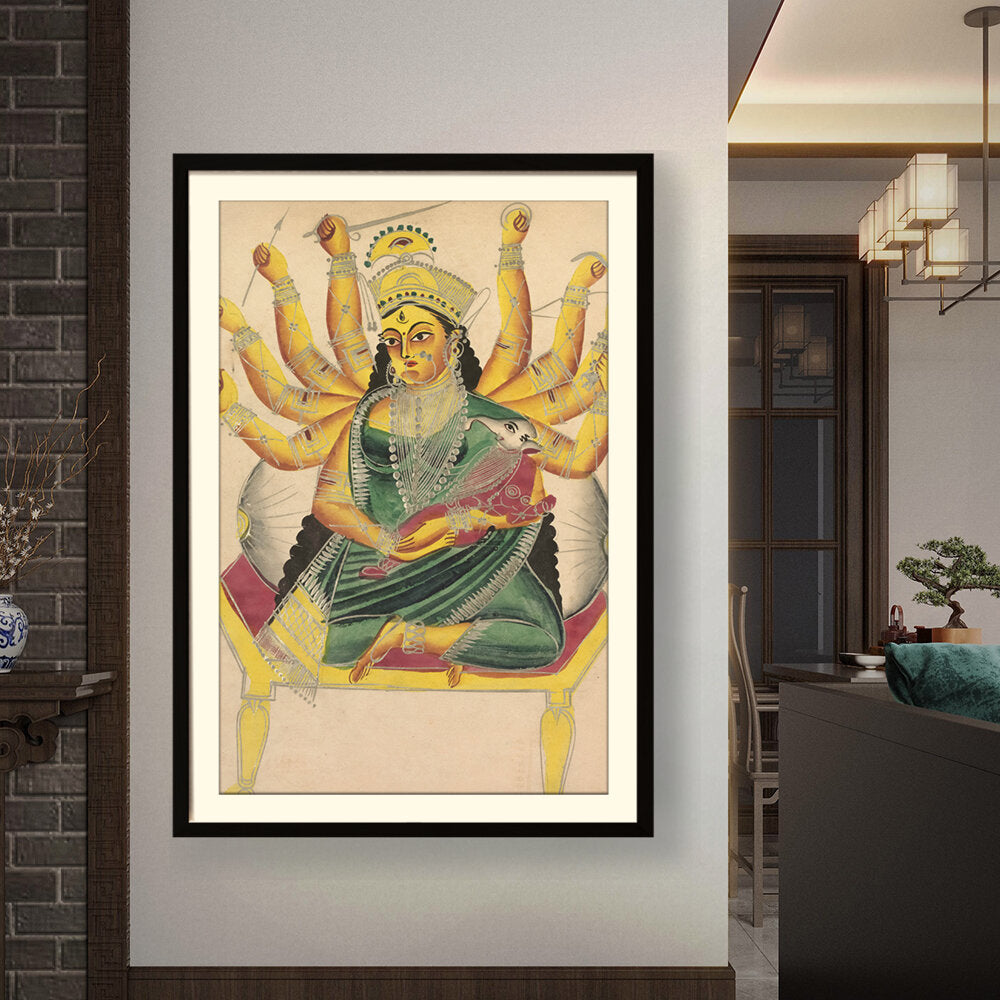 Janani (Mother Of Ganesh) - WALL MOUNT FRAME