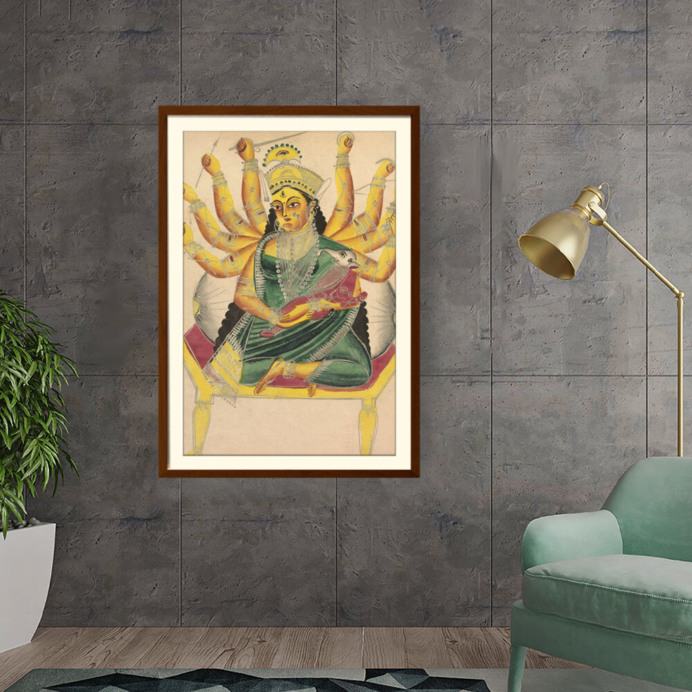 Janani (Mother Of Ganesh) - WALL MOUNT FRAME