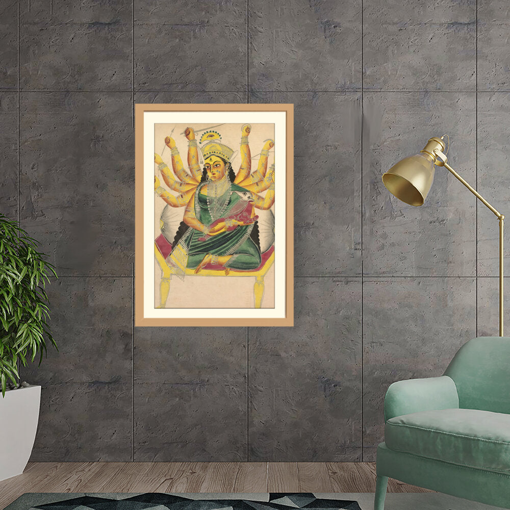 Janani (Mother Of Ganesh) - WALL MOUNT FRAME