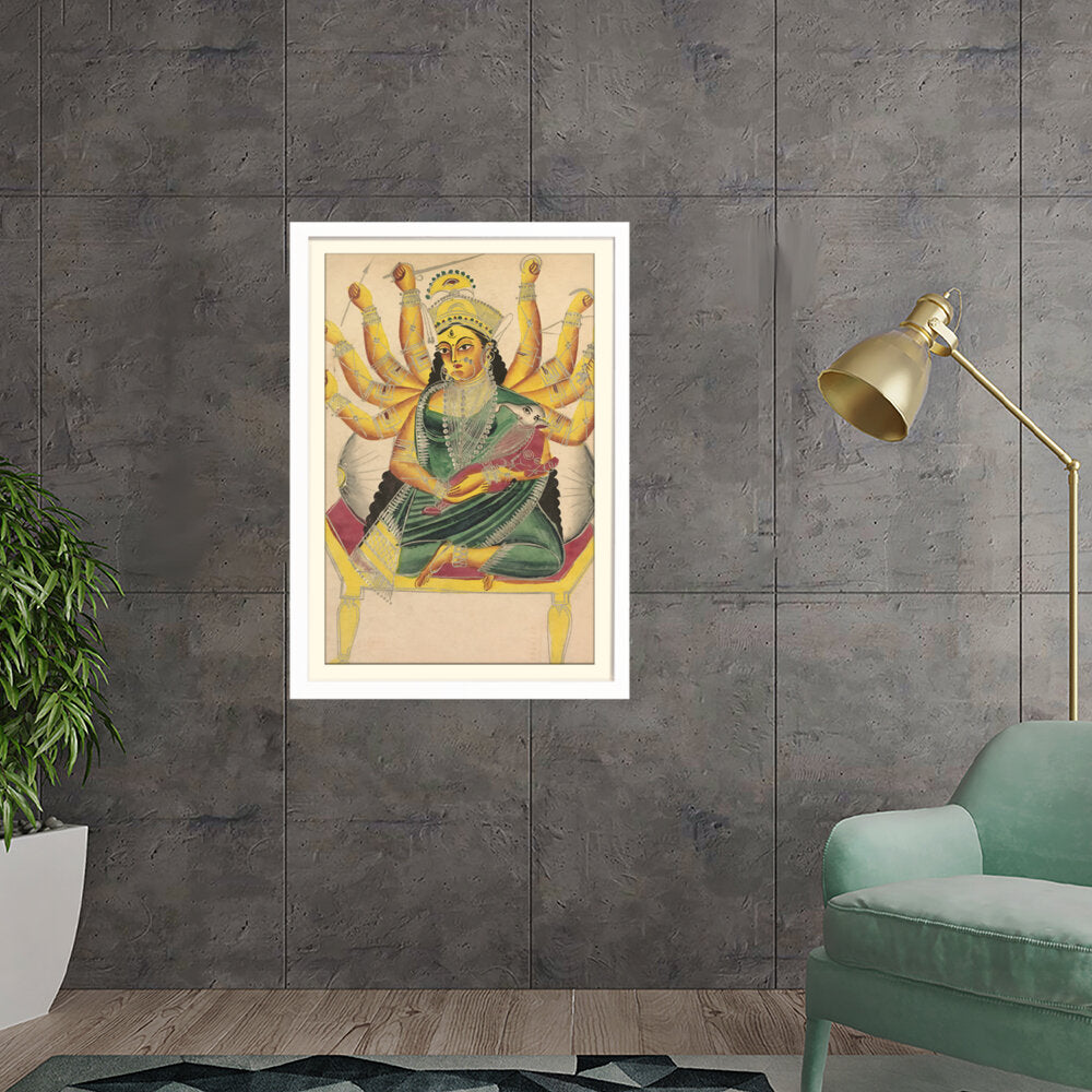 Janani (Mother Of Ganesh) - WALL MOUNT FRAME