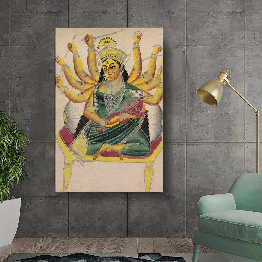 Janani (Mother Of Ganesh) - Wall Canvas