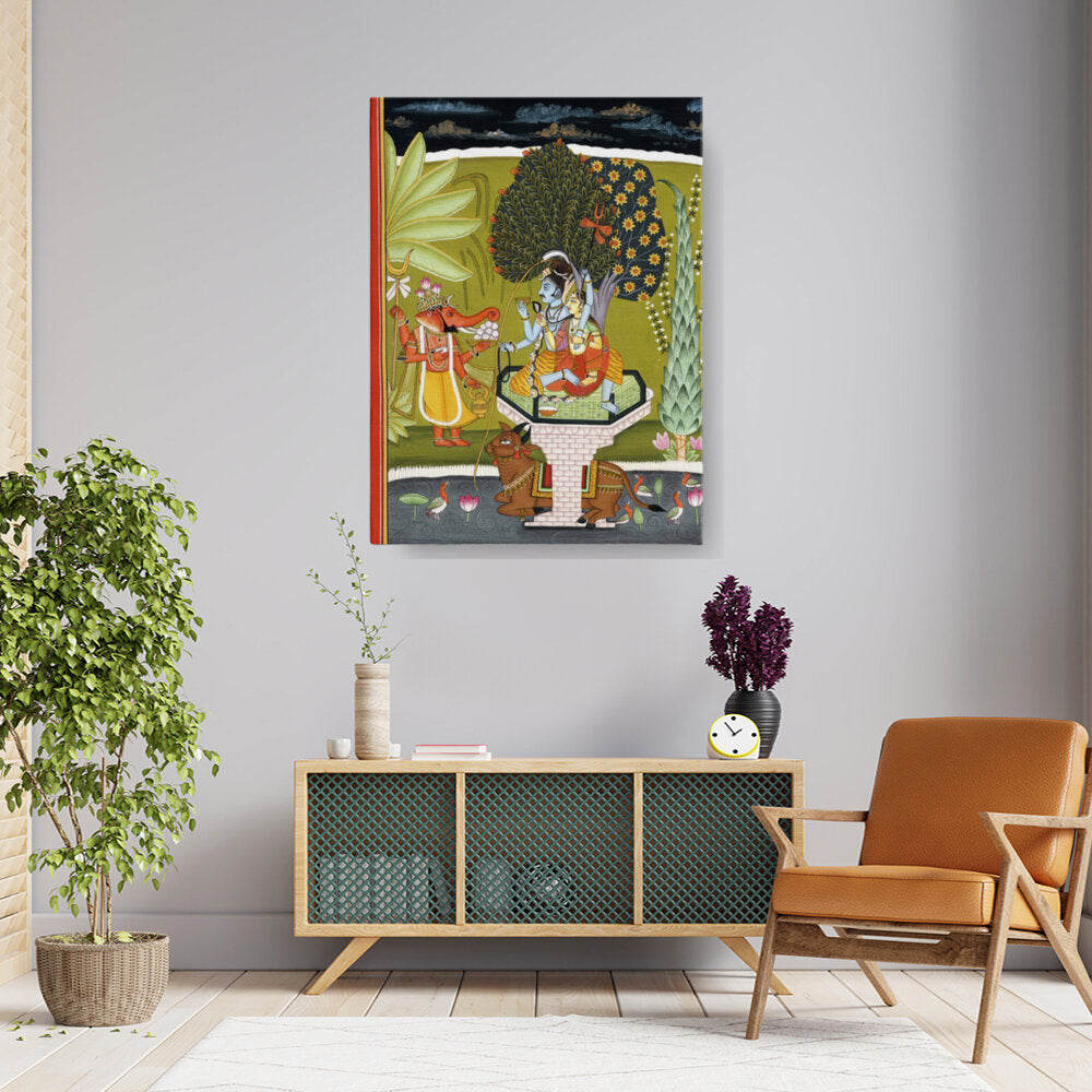 LORD SHIVA WITH SHRI GANESHA