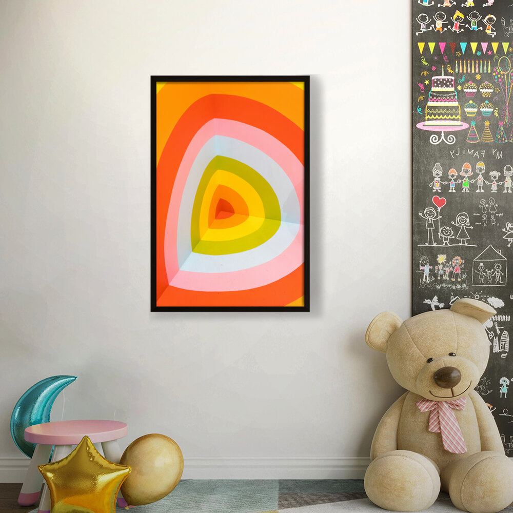 Multi Color Wall Art - Framed Canvas