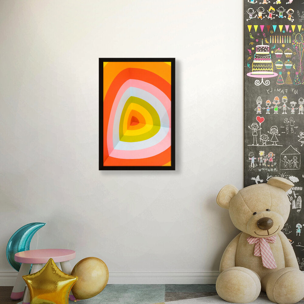 Multi Color Wall Art - Framed Canvas