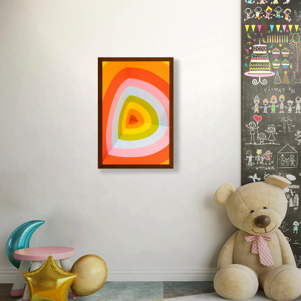 Multi Color Wall Art - Framed Canvas