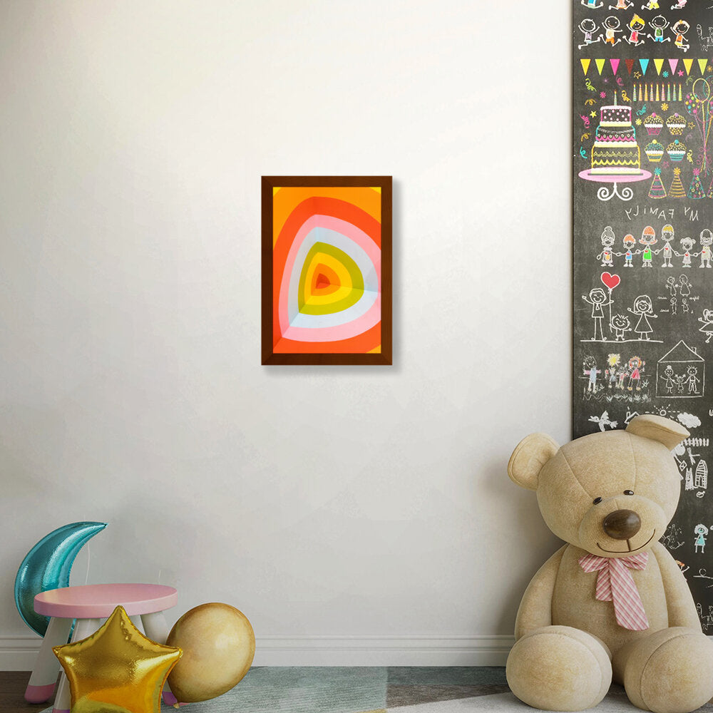 Multi Color Wall Art - Framed Canvas