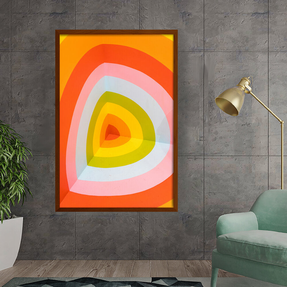 Multi Color Wall Art - Framed Canvas