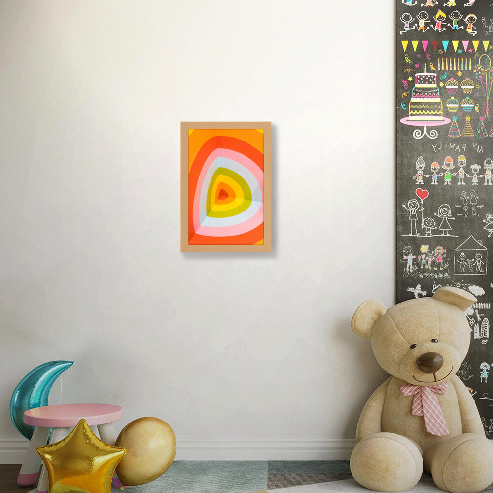 Multi Color Wall Art - Framed Canvas
