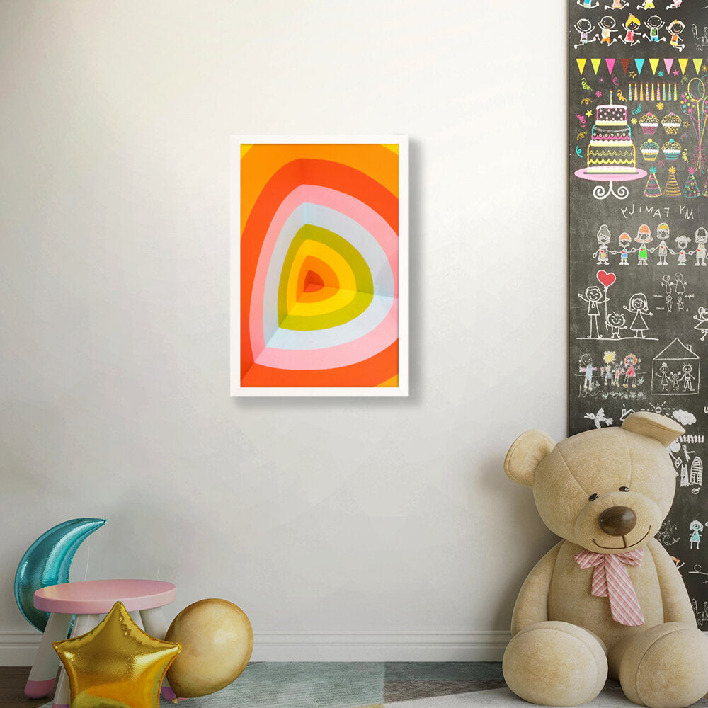 Multi Color Wall Art - Framed Canvas