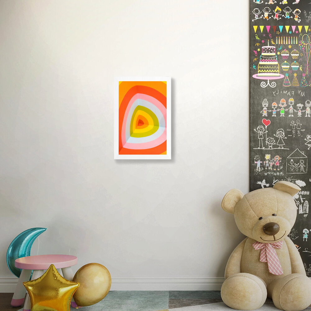 Multi Color Wall Art - Framed Canvas