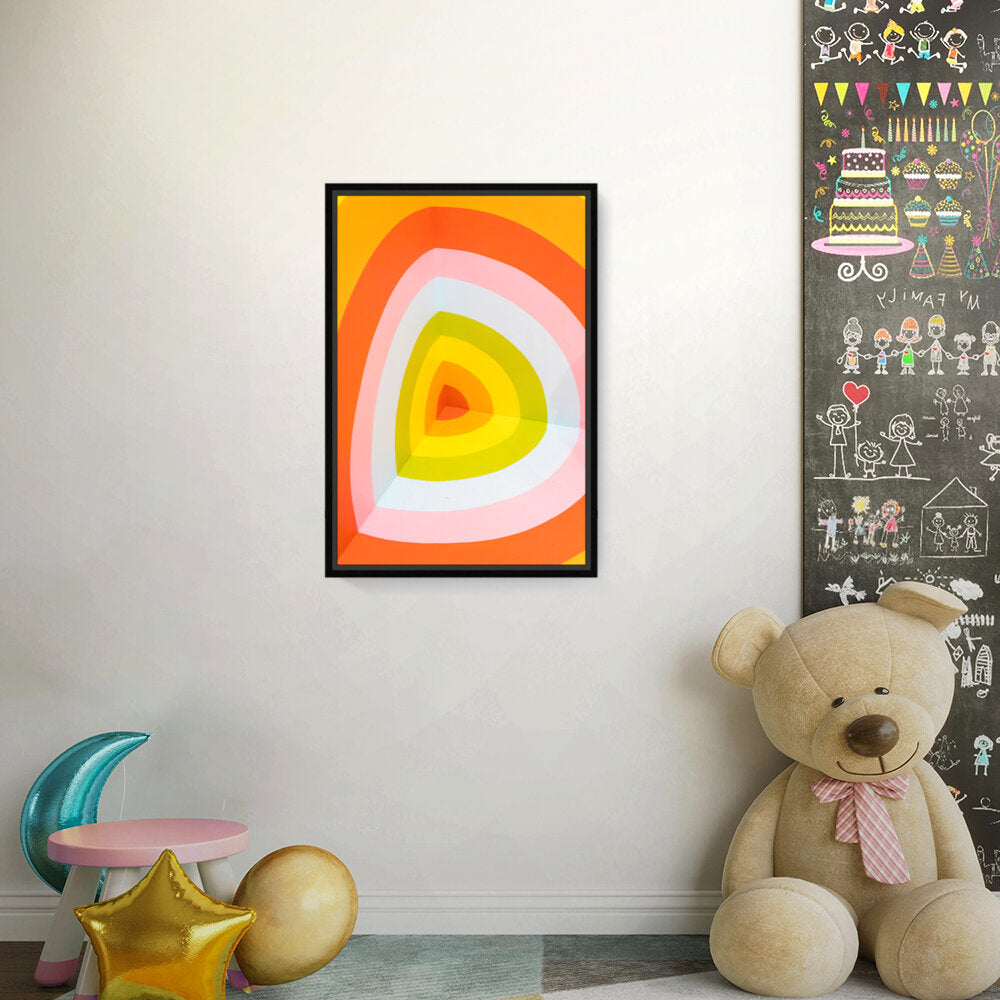 Multi Color Wall Art - FLOATING FRAME