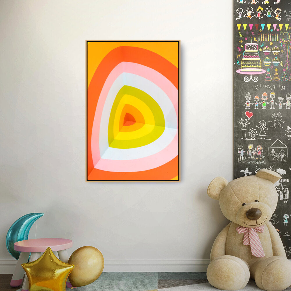 Multi Color Wall Art - FLOATING FRAME