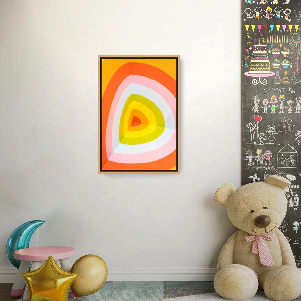 Multi Color Wall Art - FLOATING FRAME