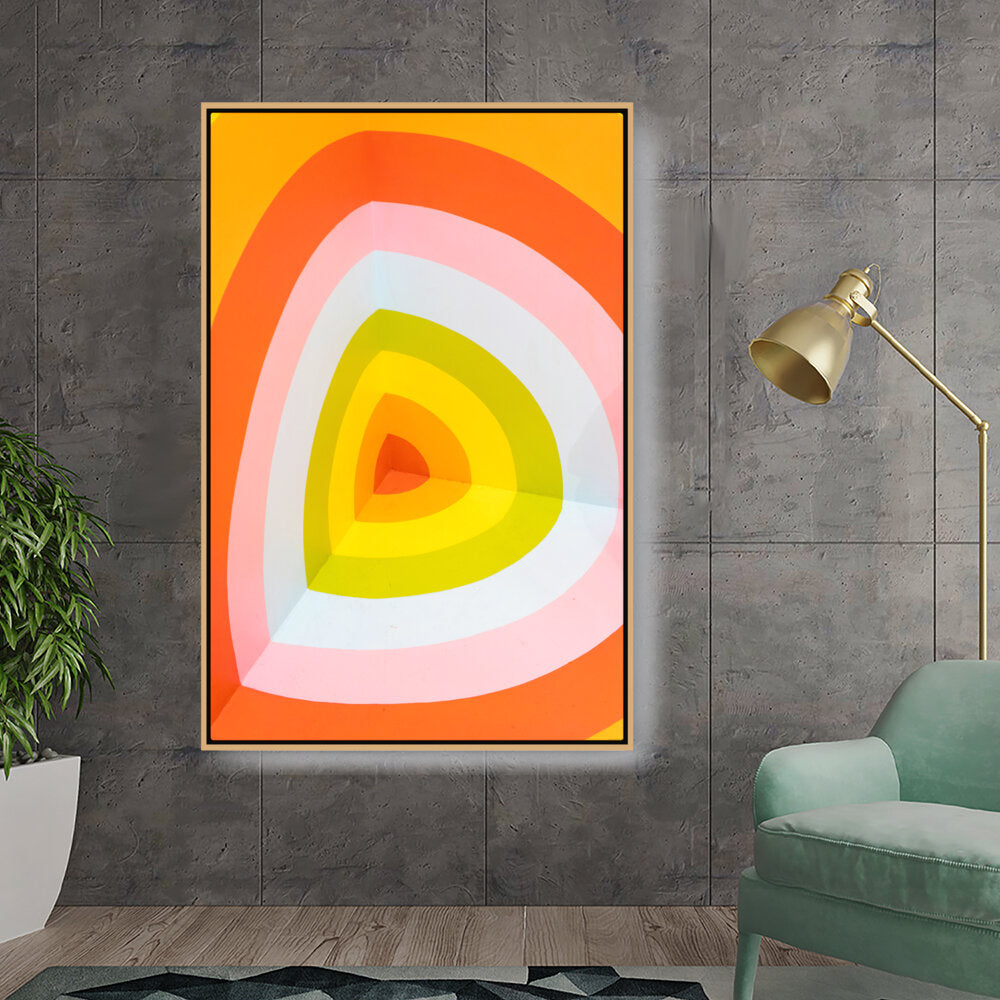 Multi Color Wall Art - FLOATING FRAME